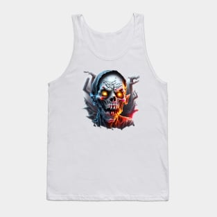 Zombie Face Tank Top